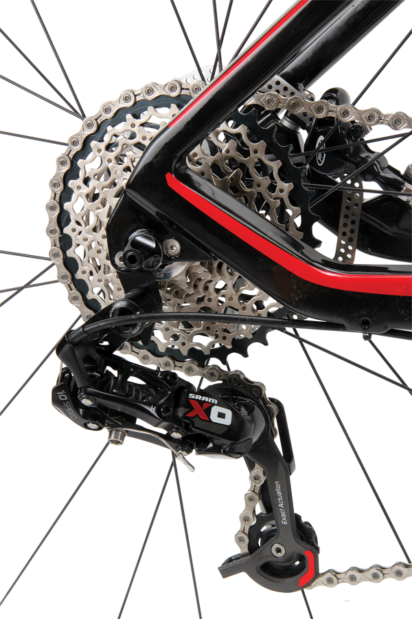 You’ll find X.0 gear throughout—it’s all good stuff on the TE01.