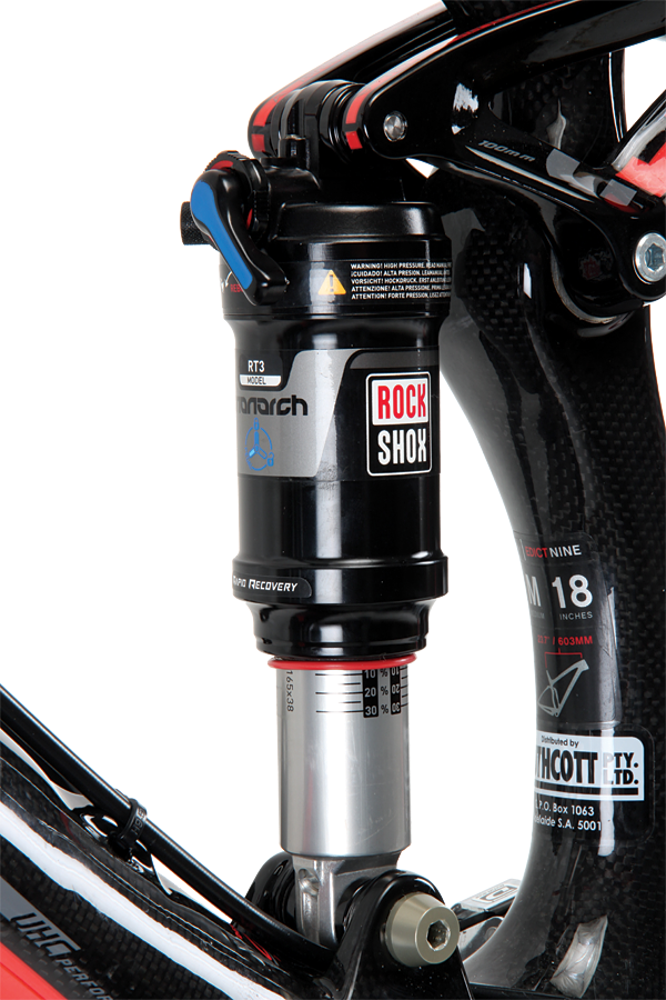 While the Monarch offers three compression settings, we’d have been happy with two—the lockout was only of use on the road.