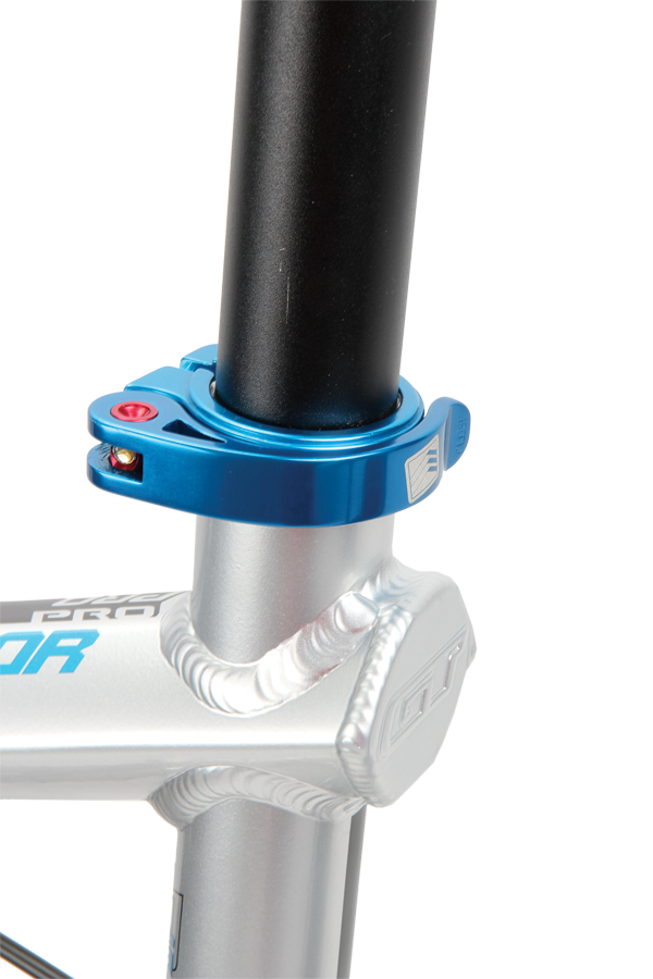 Whilst less likely to snag on baggy shorts, the seat post clamp wasn’t the easiest to use.