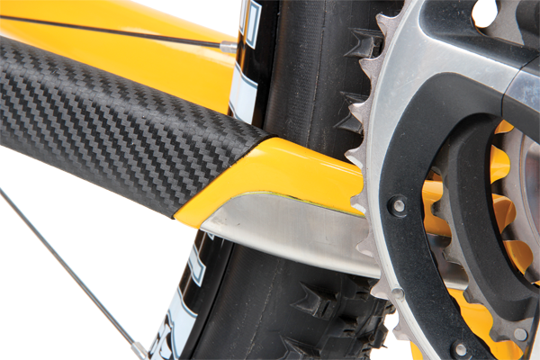 Tidy looking chain suck and anti-slap protectors to protect your carbon investment.