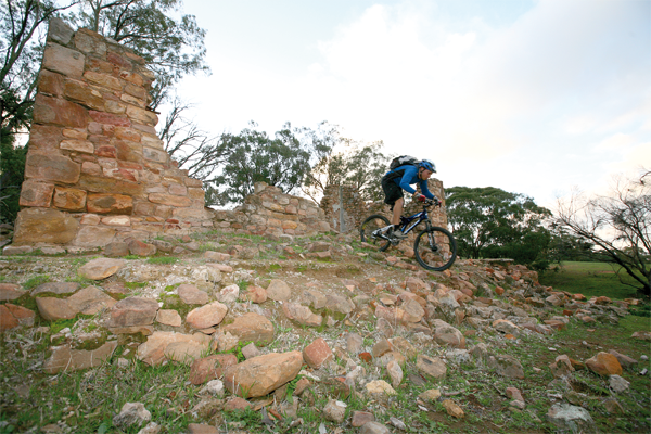 Dodging Bullets was hard to follow when I was there but had an interesting feature where the trail went through the middle of an old ruin.