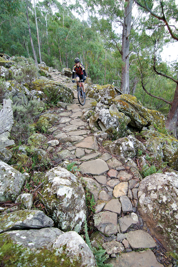 With rock armouring like this, the track is really built to last.