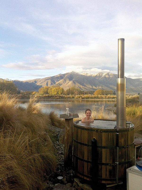 In Omarama you get your own personal hot tub with a view.