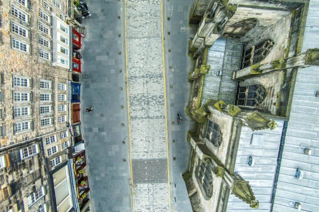 Edinburgh, Scotland. PHOTOGRAPH BY FRANCESCO GERNONE PHOTO, 2017 THE PHOTOGRAPHERS OF DRONESTAGRAM
