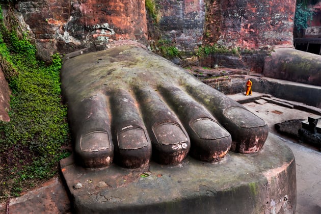 China. What impresses me about this Buddha is his benevolently smiling face, observing the world and gazing affectionately at us as if he wished to protect us for all eternity. ©Steve McCurry/Vacheron Constantin