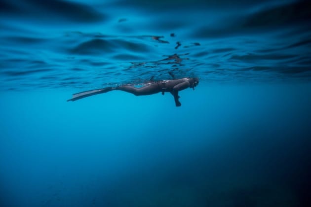 20,000 ISO under the sea. © Christina Saenz de Santamaria.