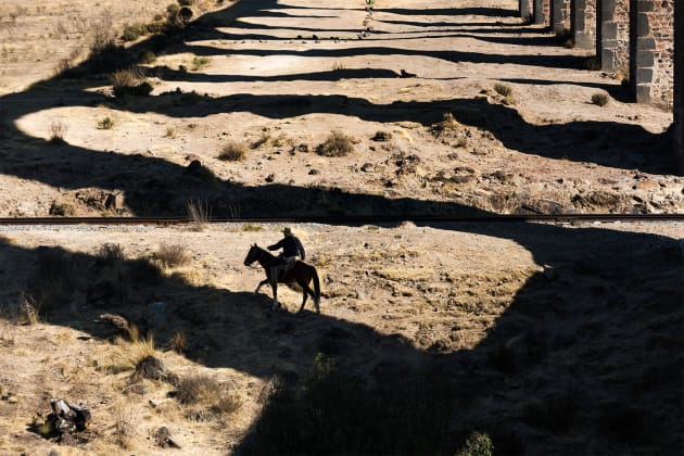 Mexico. You fully grasp the visual and poetic strength of this aqueduct when you realise that it was built over 500 years ago with absolutely perfect symmetry. ©Steve McCurry/Vacheron Constantin