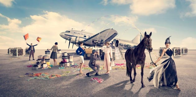 Derby Day. Shot for AAMI. Agency: Ogilvy One. AD: Jessie Stollen. © Bronwyn Kidd.