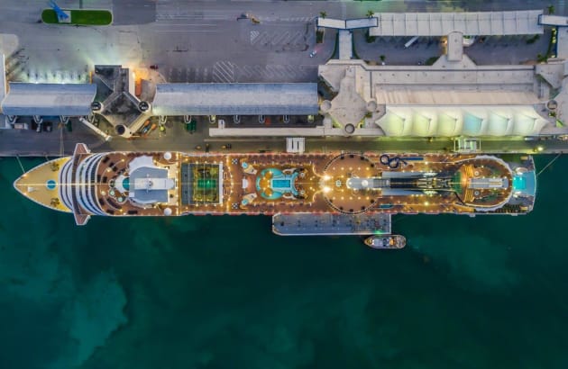 The cruise ship, MSC Divina. © Edin Chavez