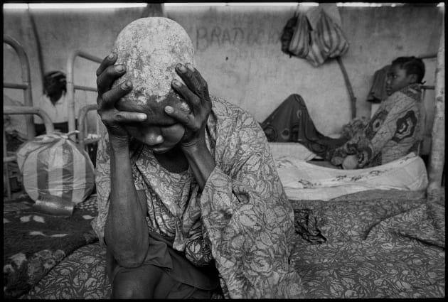 Patients at Papa Kitoko’s mental asylum in Luanda. Angola, 1993.