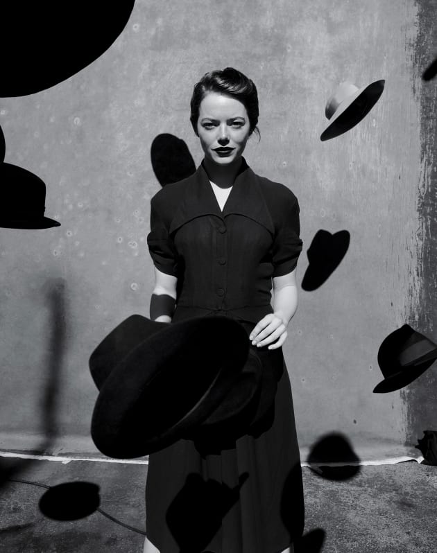Photographer: Jack Davison, Category: Magazine/Editorial. 'L.A. Noir' features the year’s best actors—including Ruth Negga, Emma Stone, Taraji P. Henson and Denzel Washington—channeling classic film-noir looks and scenarios.