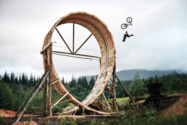 Photographer: Julien Grimard, Category: Sports. From a series that captures freestyle mountain biker Matt Macduff attempting the Loop Of Doom, his subsequent crash and injuries.