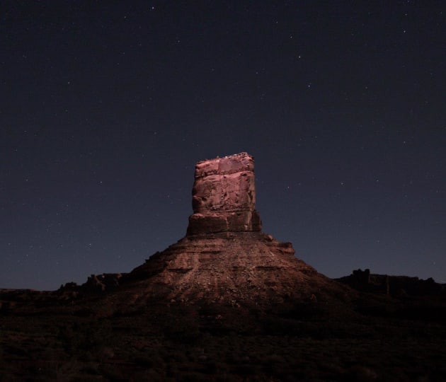 From Lux Noctis, a series of photographs depicting landscapes of North America within the framework of traditional landscape photography, but influenced by ideas of planetary exploration,19th century sublime romantic painting, and science fiction. © Reuben Wu.