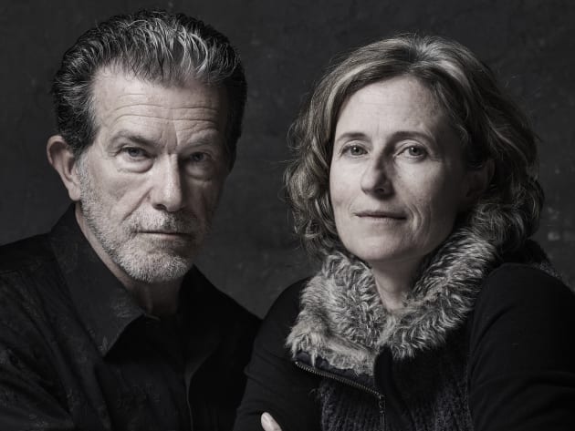 Richard Morecroft and Alison Mackay, 2016 by Gary Grealy. Winner of the National Photographic Portrait Prize 2017.
Richard Morecroft is a former ABC news presenter and an accomplished landscape photographer, with his work held in The Australian Parliament House Collection. Alison Mackay is a masterful painter – she has works in major collections and has been a finalist in many Australian art prizes, as well as running art workshops with numerous leading Australian artists. My portrait of Richard and Alison is about a partnership in life and work. The pair have co-authored books and created features for magazines; they also jointly and individually exhibit their art.