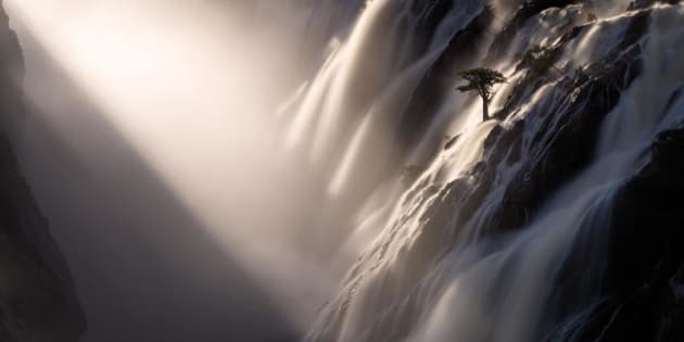 'Will to Live', Ruacana Falls Namibia by Hougaard Malan.