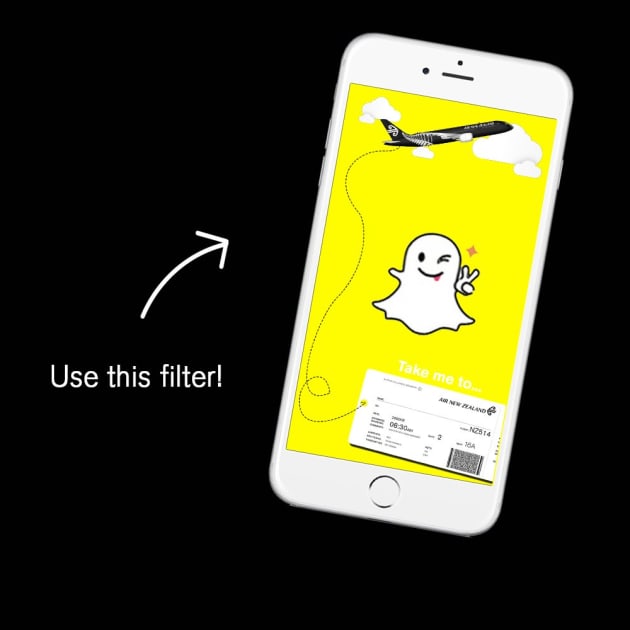 snapchat air new zealand