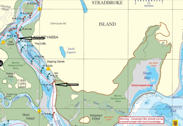 Canaipa Passage chart