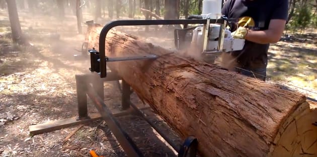 Logosol m8 chainsaw mill top