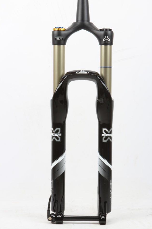 X-Fusion Revel HLR: golden upside-down enduro fork