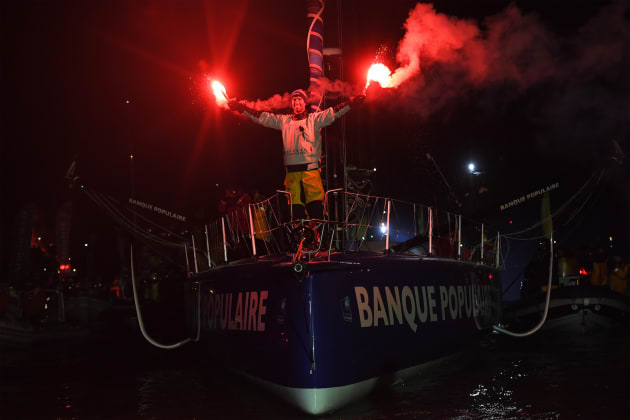 Armel Le Cléac'h finish Vendee