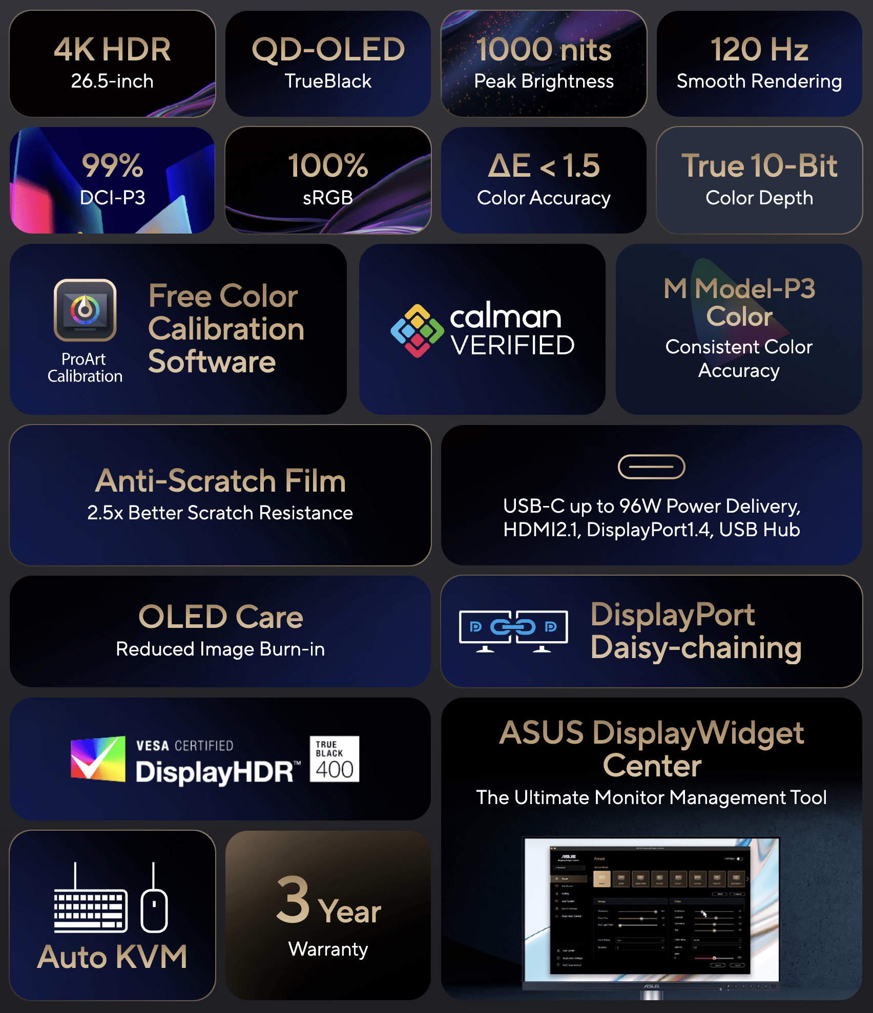 This mid-priced monitor has a lot to brag about. Image ASUS