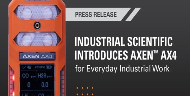 Four-gas industrial monitor