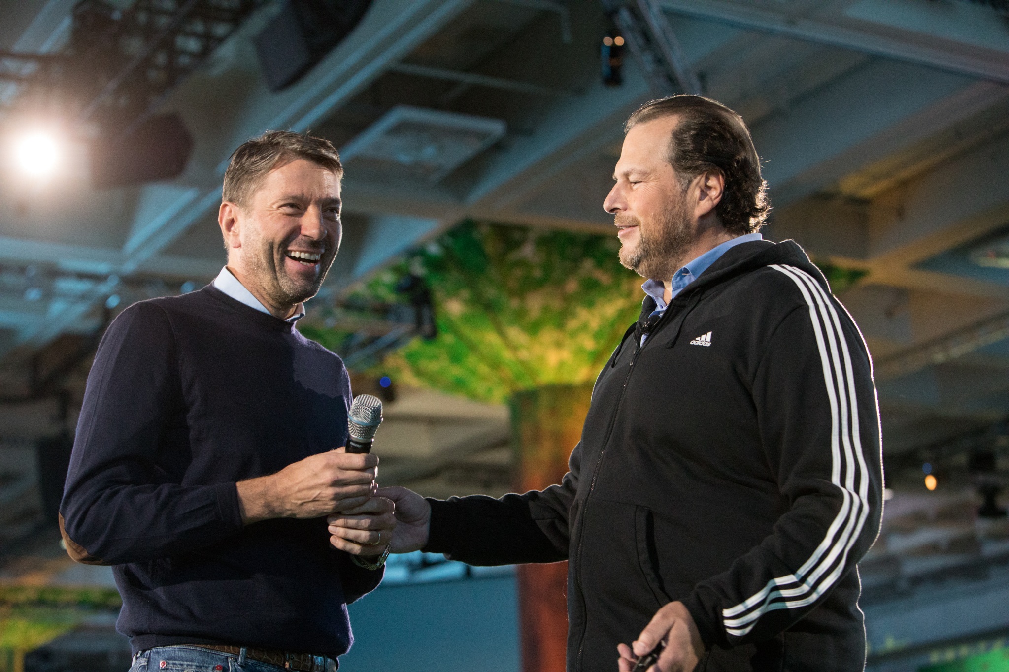 Salesforce CEO Marc Benioff & Adidas CEO Kasper Rorsted