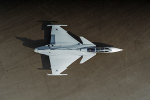 Saab unveils first Gripen F