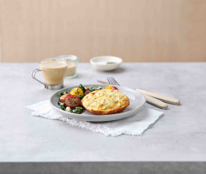 Crustless quiche quick meal solution