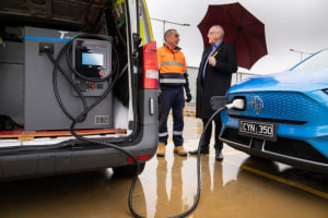 RACV trials mobile DC fast charger