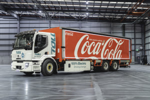 Toll rolls out electric rigid trucks for CCEP