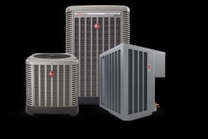 Top discharge universal heat pump 