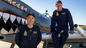 Two reservists become Australia's newest Spitfire pilots