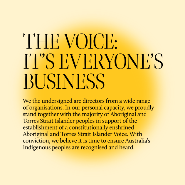 ‘Directors for the Voice’ campaign