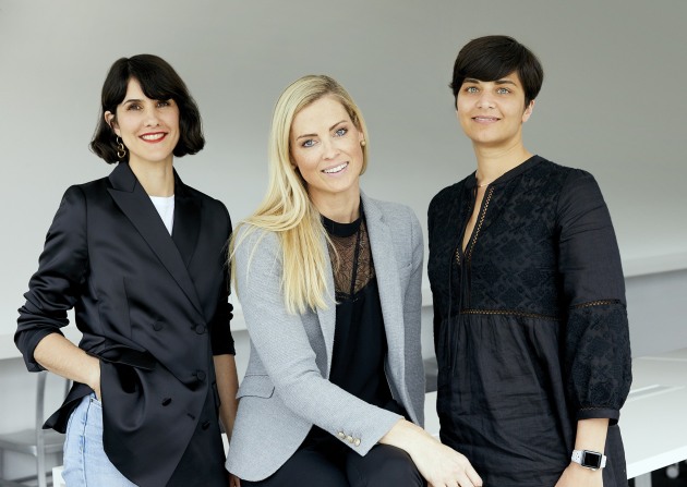 Nicole Mandile, Anita Deutsch-Burley and Roshnie Hegerman