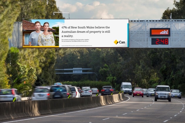 commbank outdoor ad