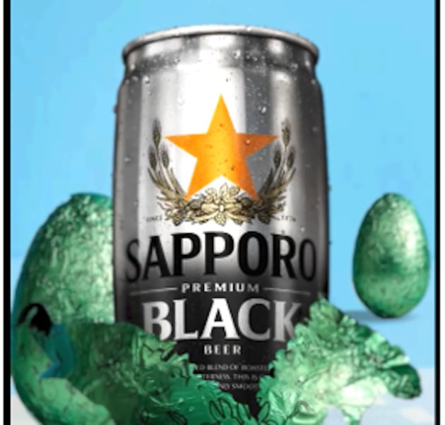 Sapporo Premium Black.