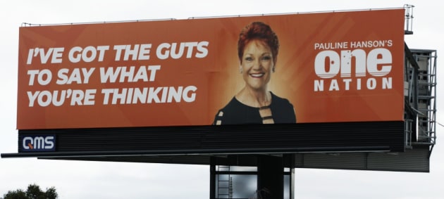 Hanson billboard