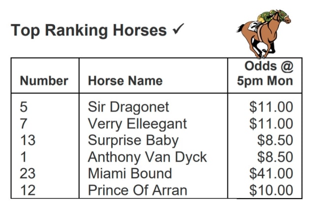 Macquarie quants - Melbourne Cup 2020