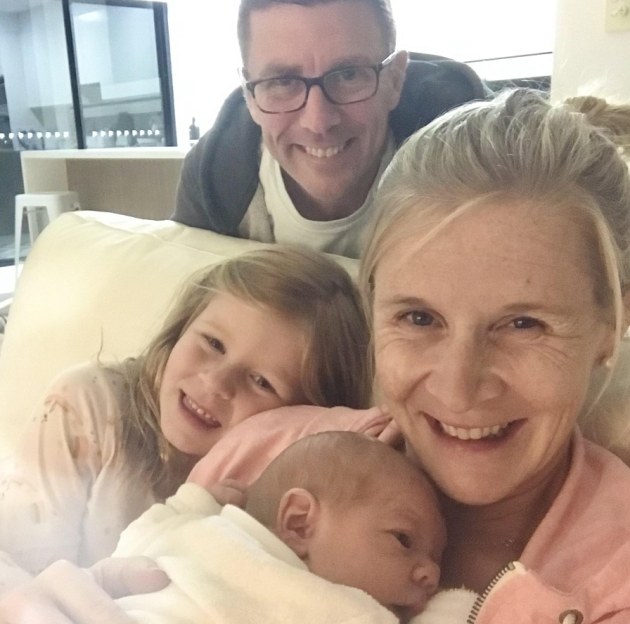 Nina Nyman and family