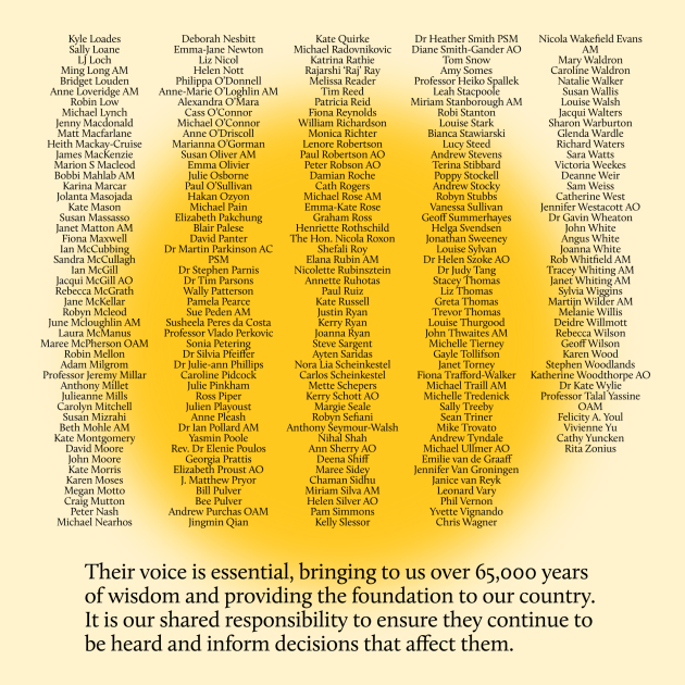 ‘Directors for the Voice’ campaign 1