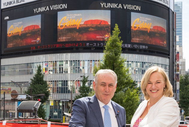 Trade and Tourism Minister Senator the Hon Don Farrell and Tourism Australia MD Phillipa Harrison