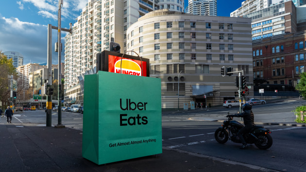 Uber Eats bags up other brands' ads