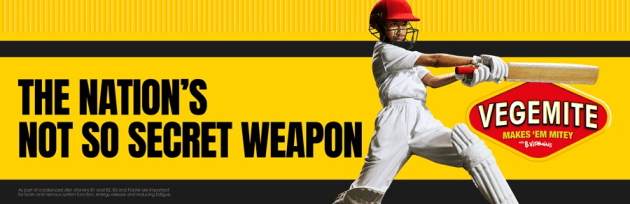 vegemite cricket via thinkerbell oct 2025