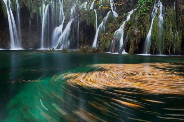 Plants & Planet, Second Place: Rotation, taken in Plitviče Lakes National Park, Croatia, by Mauro Battistelli