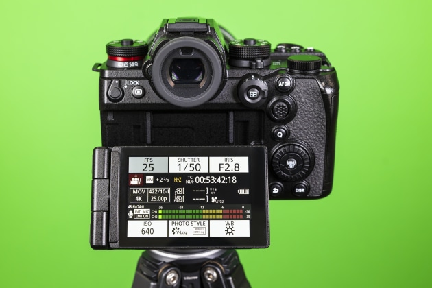 Camera settings for the 180 degree shutter rule.