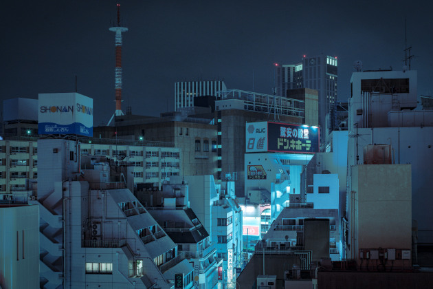 © Cody Ellingham. The skyline Yokohama from Wander the Night Japan.