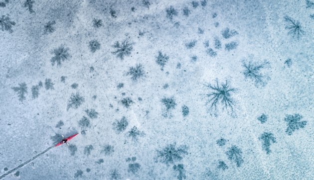 Highly commended, Red Kajak by Stefan Thaler