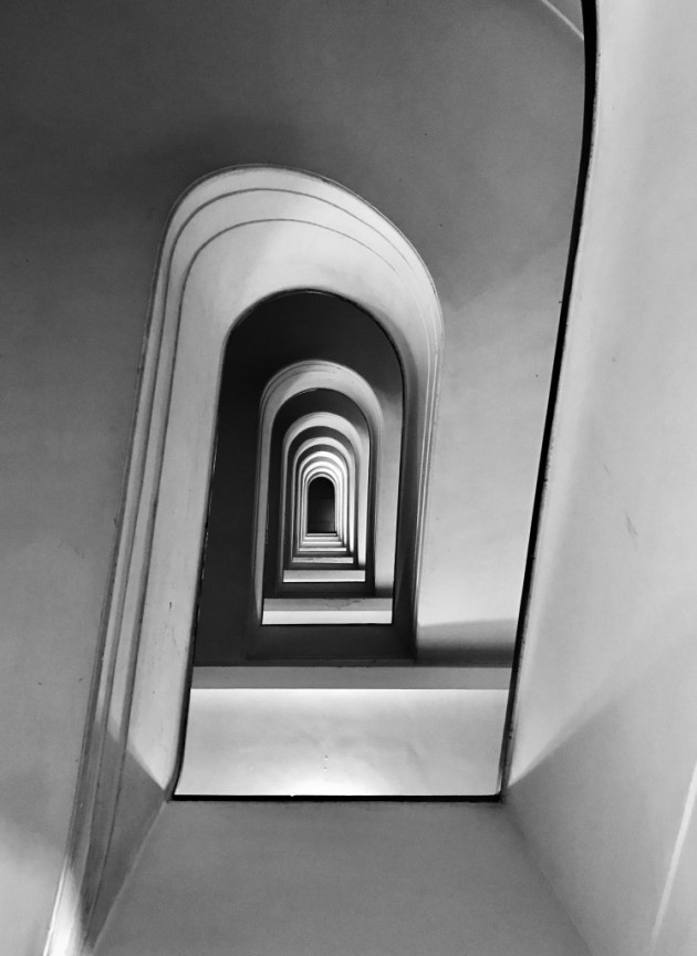 1st Place – Architecture: Rampage by Massimo Graziani, Italy
“A stair ramp from Rome in Via Allegri.”
Location: Rome, Italy. Shot on iPhone 7 Plus