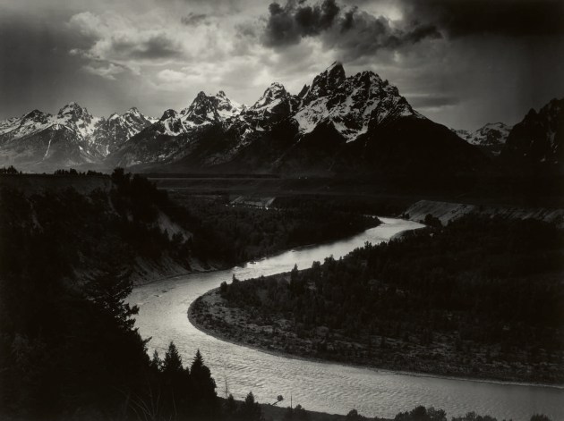 Ansel Adams, The Grand Tetons and the Snake River, Grand Teton National Park, Wyoming.